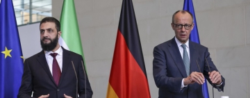 Мерц и Ал-Шараа преговарят за връщането на хиляди бежанци в Сирия